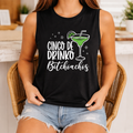 Cinco De Mayo Graphic Muscle Tank Top