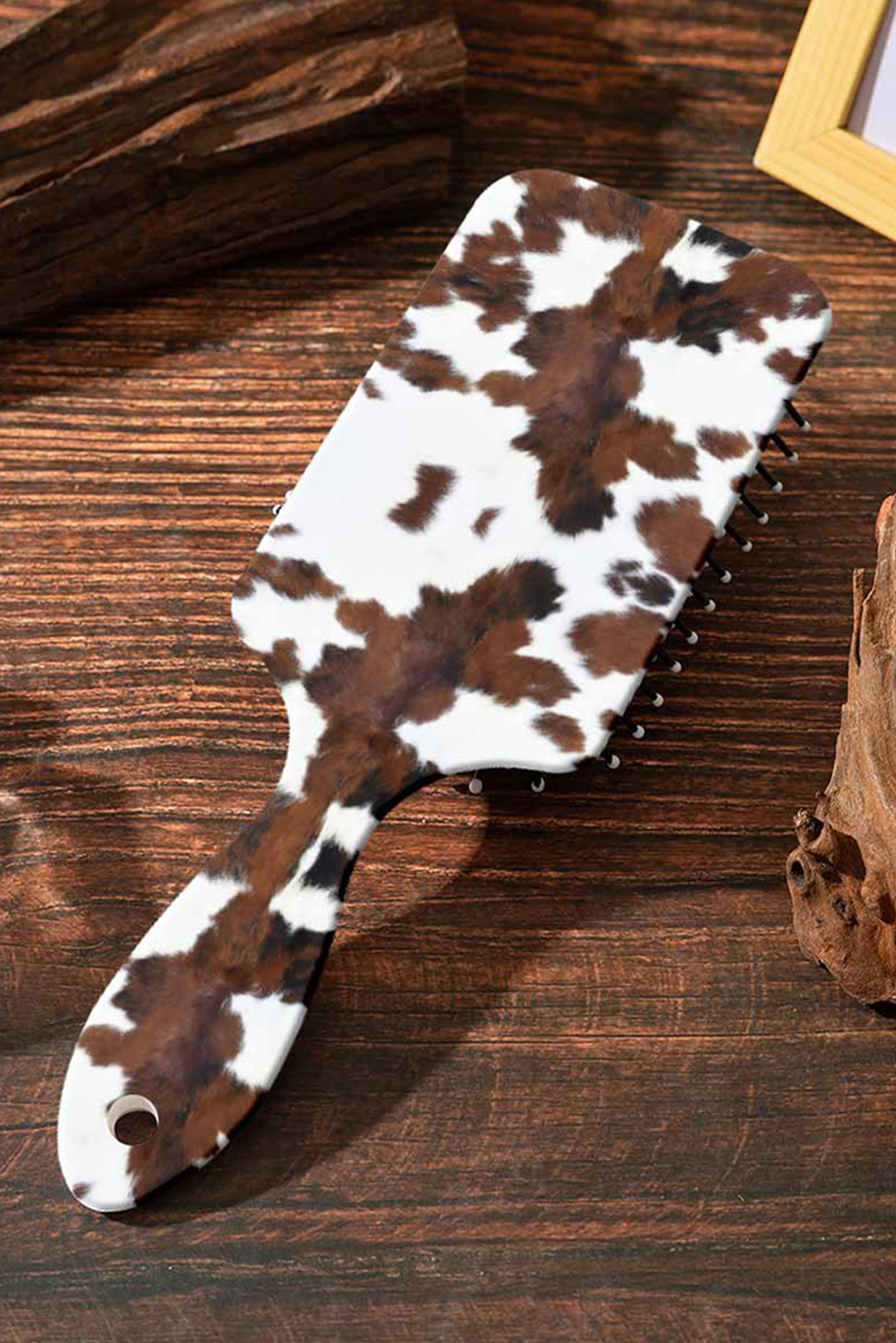 Cow Print Long Handle Air Cushion Comb Gifts