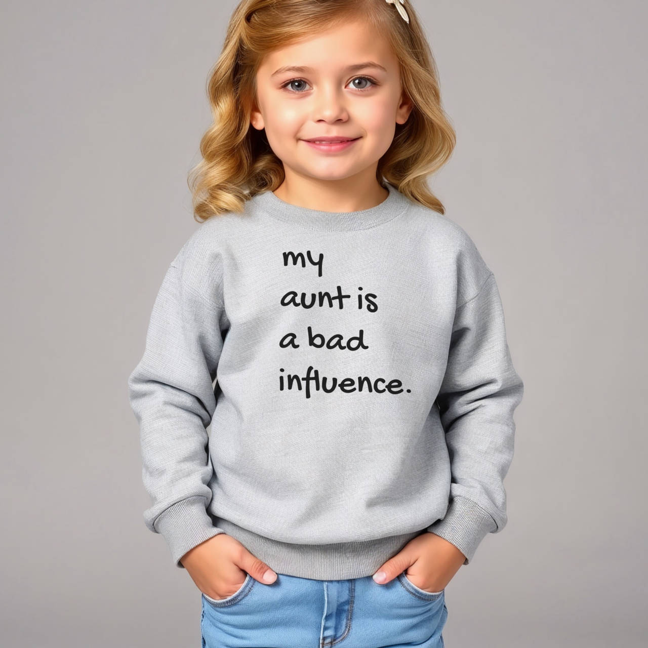 Aunt Bad Influence Toddler Tees and Sweatshirts