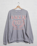 Texas Tech Wreck Em Tech Plaid Crest Thrifted Sweatshirt