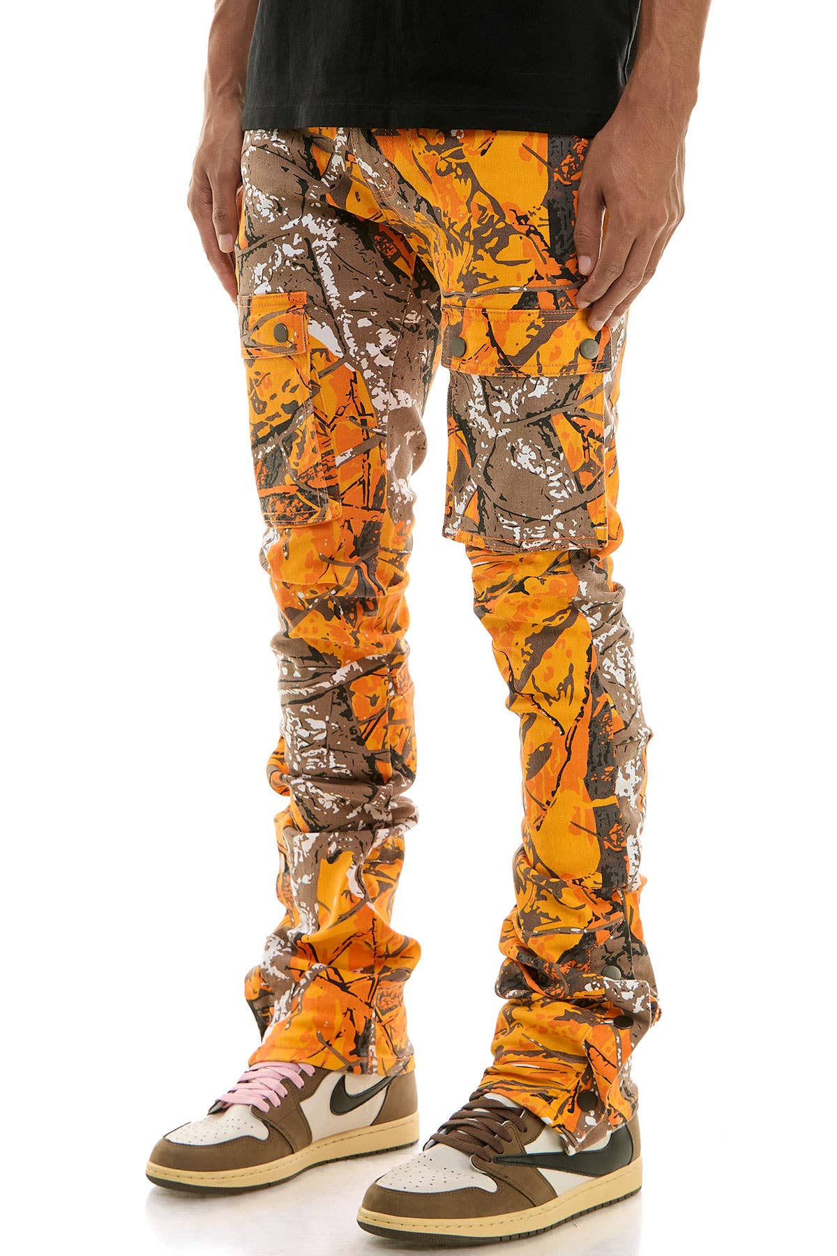 Snap Cargo Camo Pants