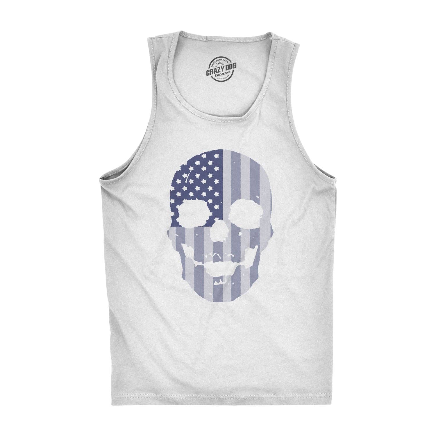 Flag Skull Men's Tank Top