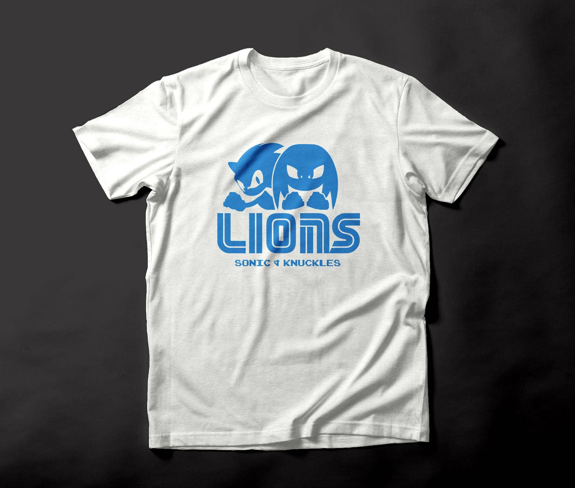 Lions Sonic & Knuckles Graphic Tee For Retro Fans