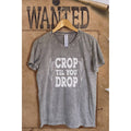 Crop Till You Drop  Mineral Wash Vintage Graphic  Tee