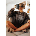Coffee Addict Graphic Crop Top Graphic Sweatshirts
