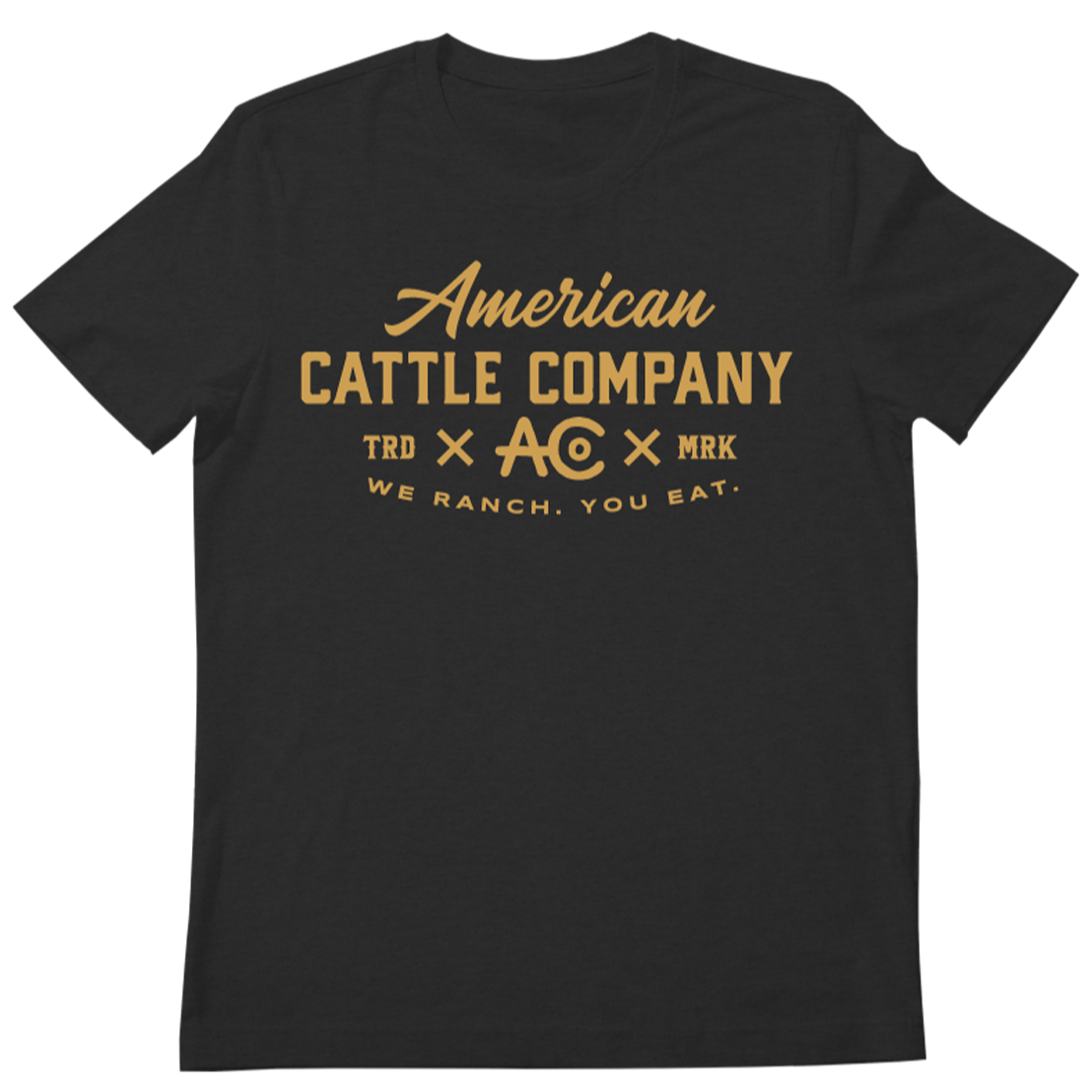 We Ranch You Eat Tee-Heather Charcoal