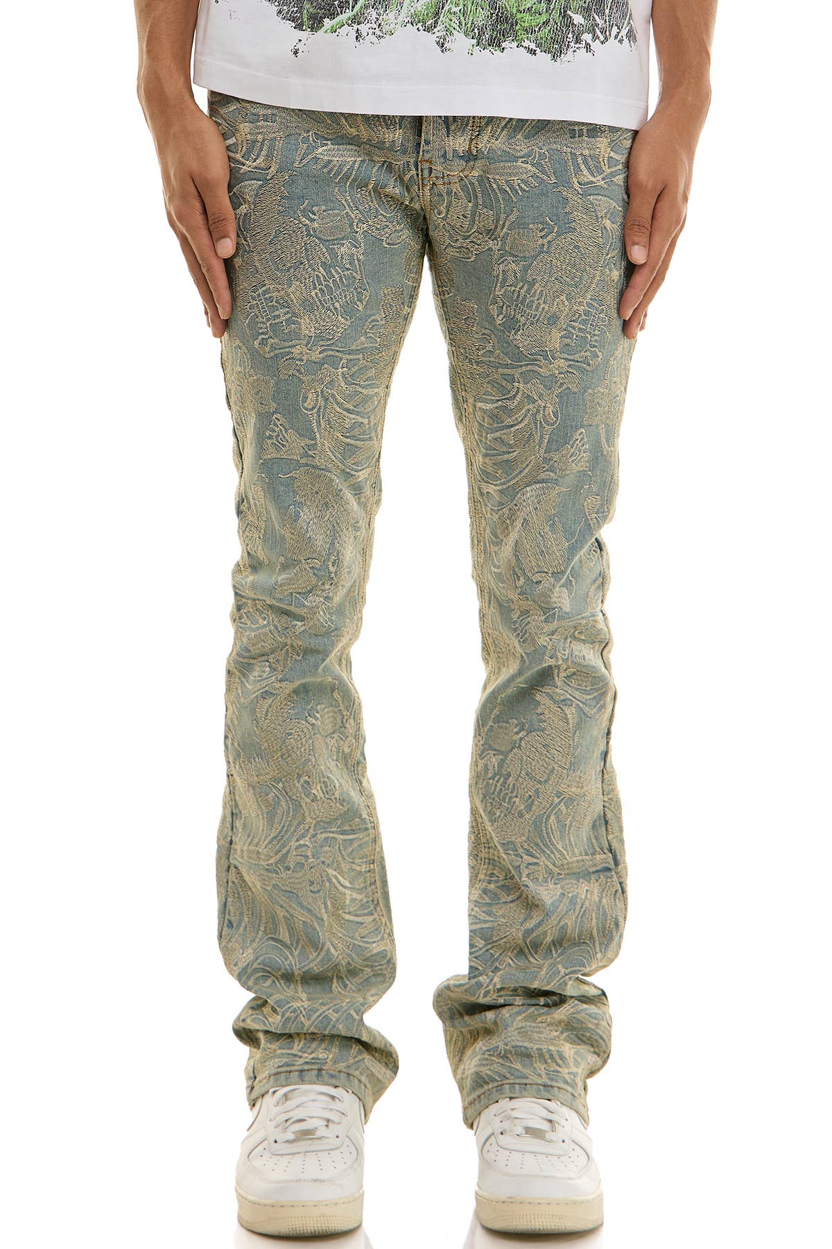 Skeleton Flare Jeans