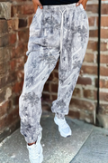 Camo Print Cozy Drawstring Elastic Waist Jogger Pants (S-Xl)