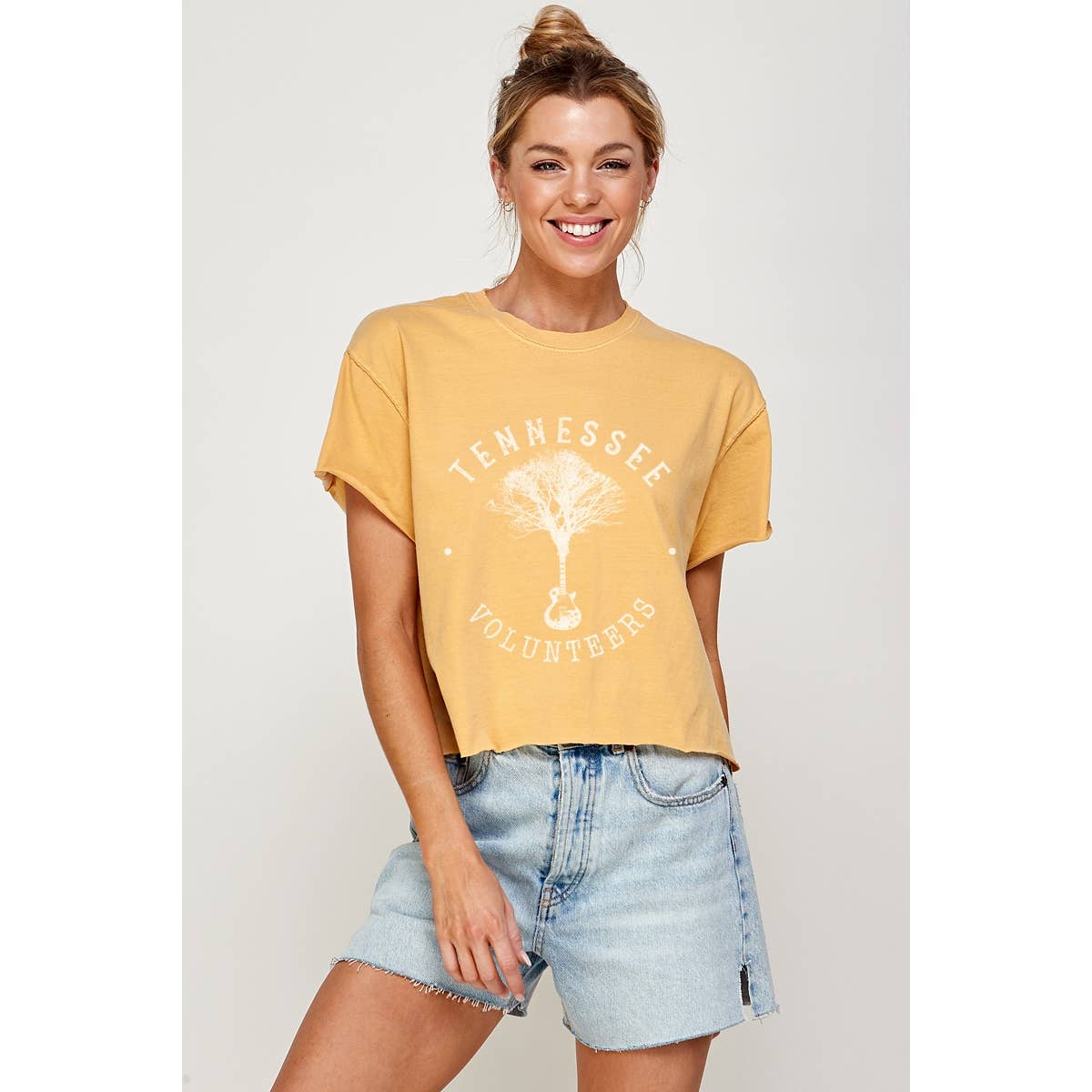 Tennessee Volunteers  Vintage Graphic Crop Top