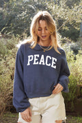 Peace Mid Graphic Sweatshirt