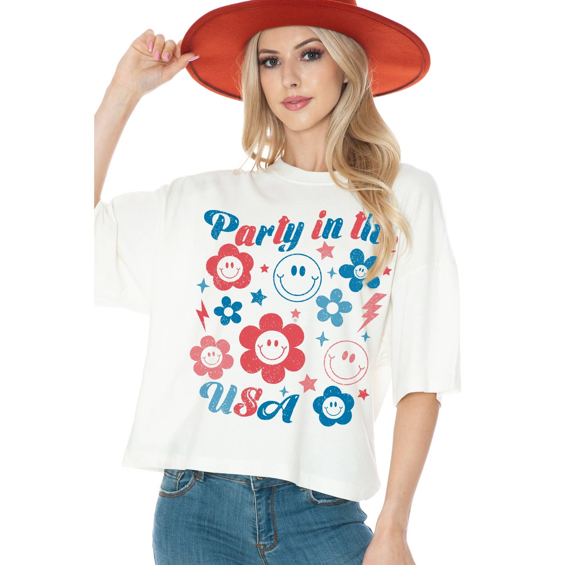 Party in the USA - Cropped Top