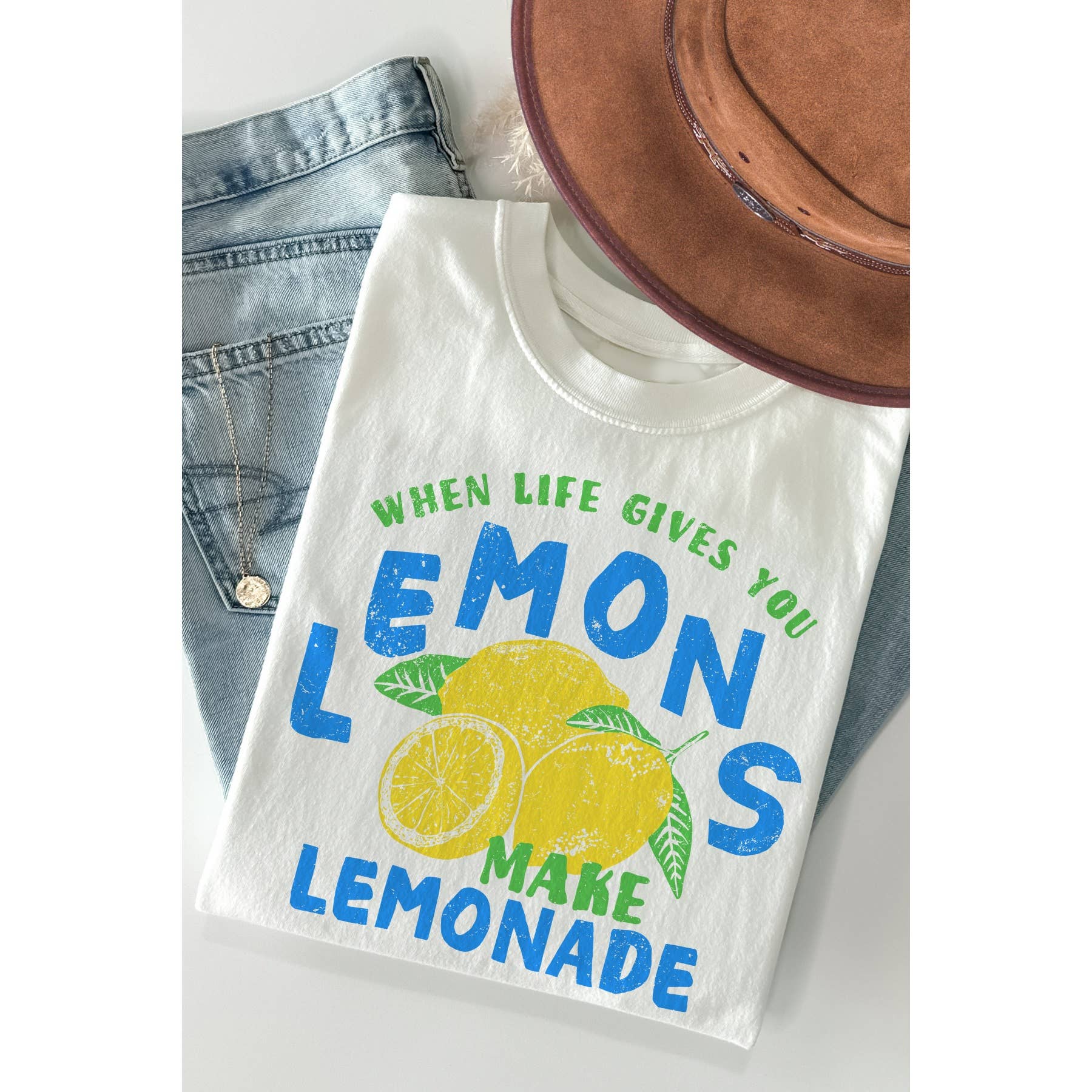 When Life Gives You A Lemons Make Lemonade Short Sleeve T