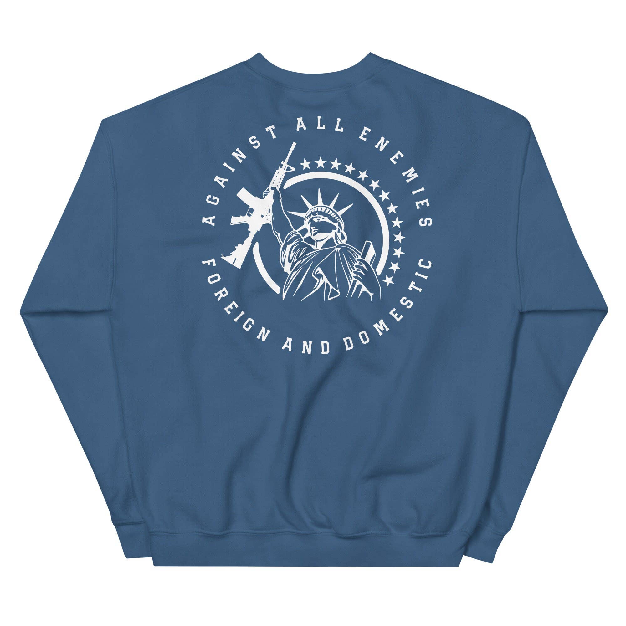 Patriotic Oath Circle Graphic Sweatshirt
