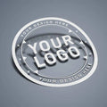 Vinyl Sticker - 3" Round, Custom, Transparent