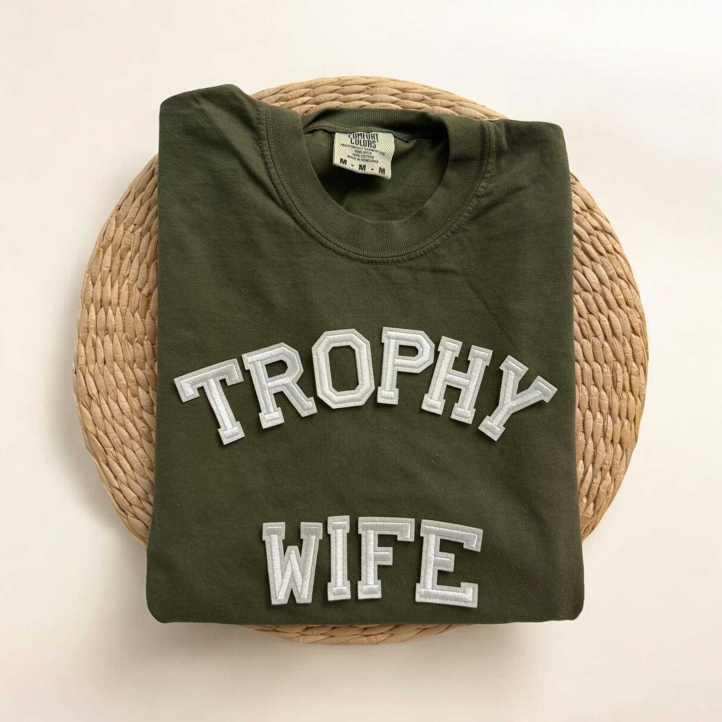 Trophy Wife Comfort Colors Short Sleeve Shirt, Funny Shirts