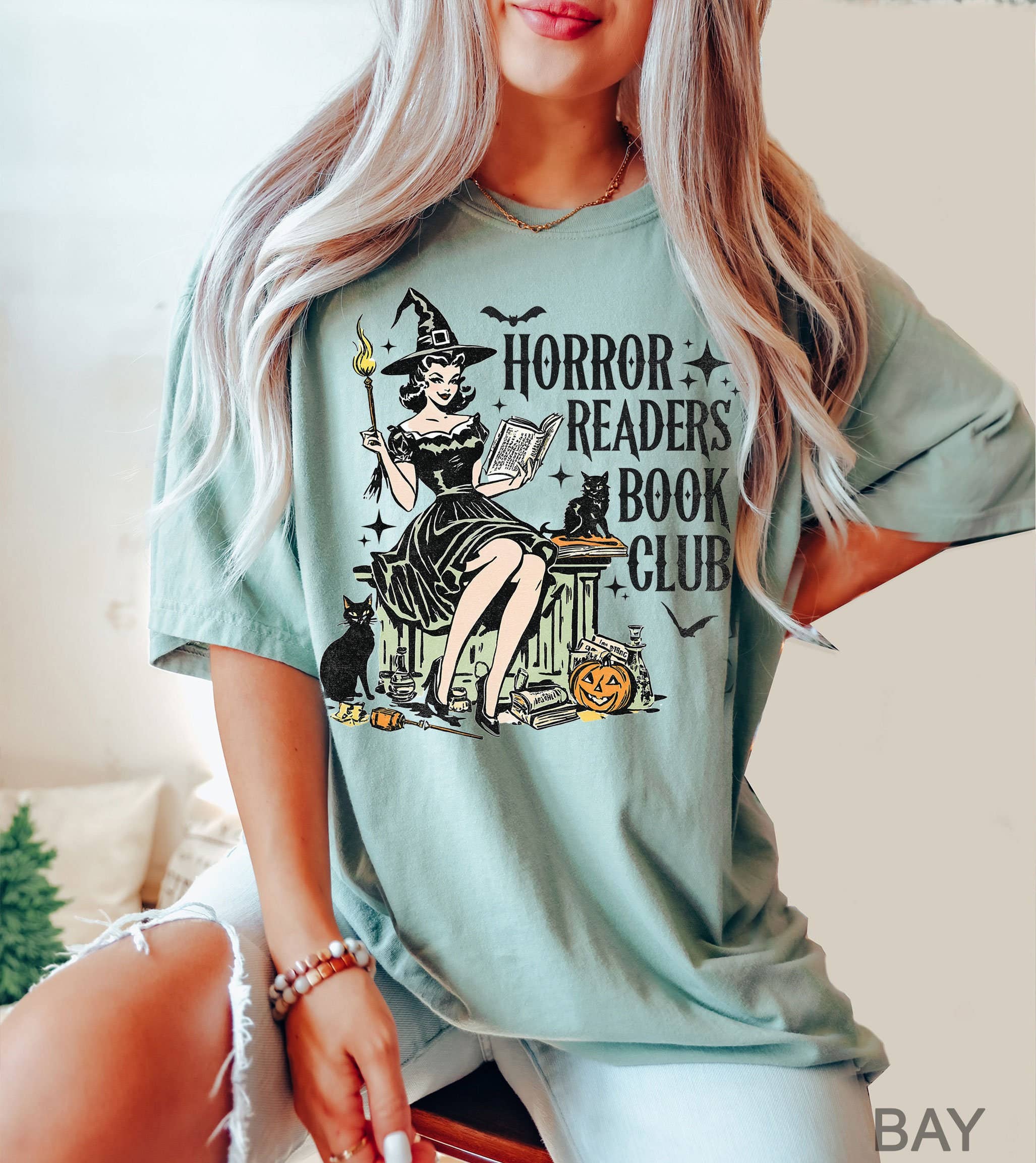 Comfort Colors® Horror Readers Book Club Halloween Tee