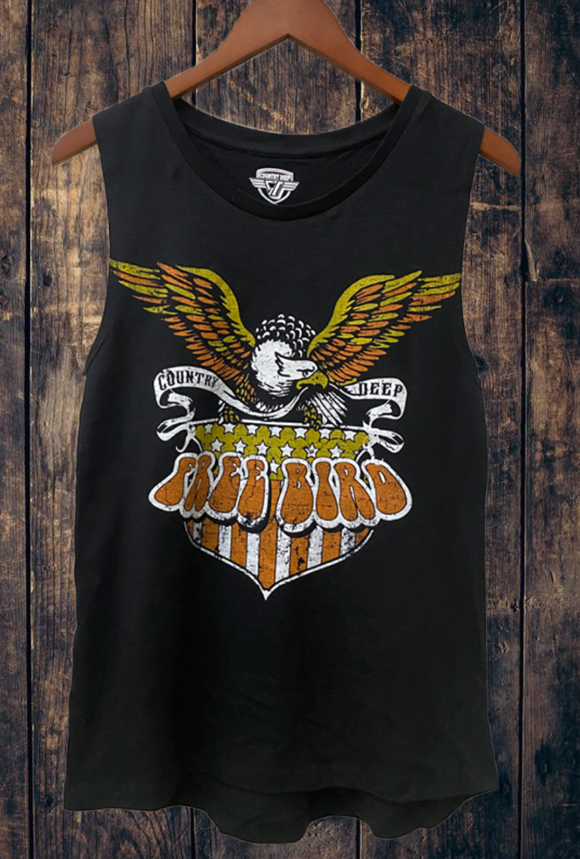 Free Bird Shield Muscle Tank Top