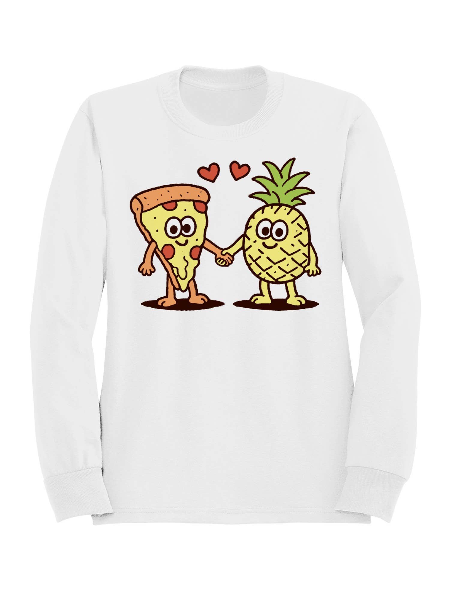 Pizza Meets Pineapple: Forever Friends Men's Sweatshirt