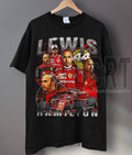 Lewis Hamilton Classic 90S Graphic Tee - Unisex Retro Shirt