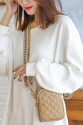 ,..0827 Guitar Strap Tori Quilted Crossbody Sling Bag SI-25600
