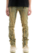 Raw-Edged Stacked Jeans