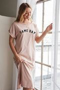 Game Day Mineral Washed Graphic Dress