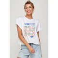 Berry Babe Club Graphic Crop Top