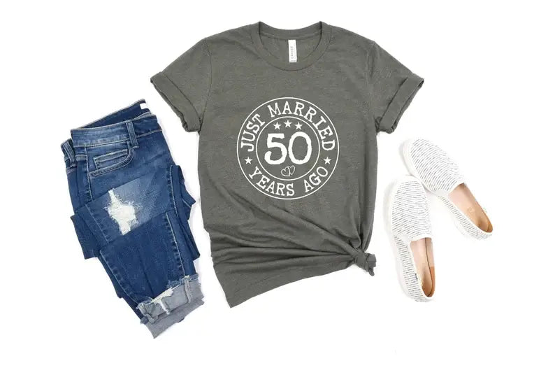 Just Married 50 Years Ago T-Shirt