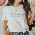 Made To Worship Christian Bible Verse Graphic Tee Shirt