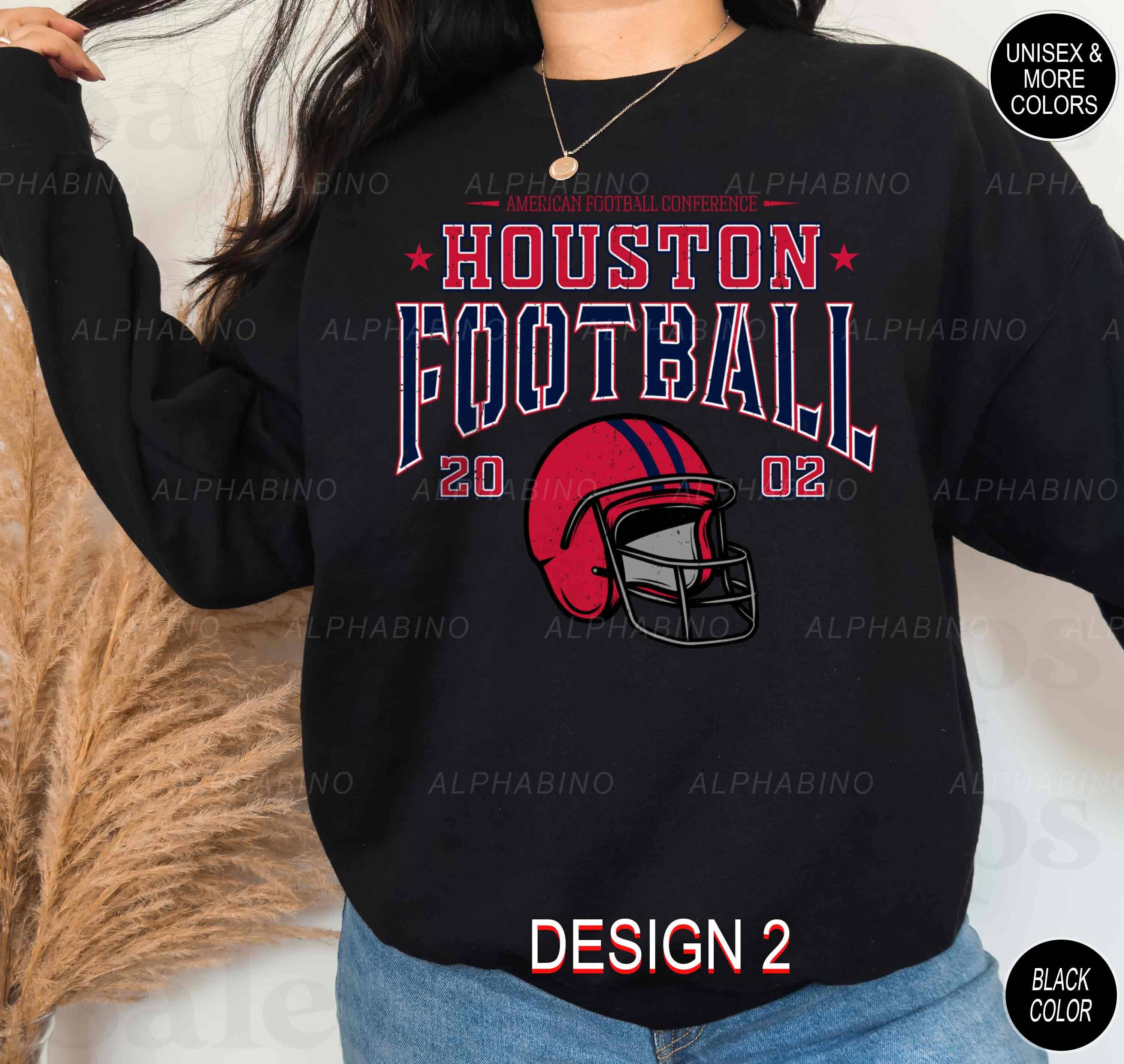 Houston Texans Crewneck Trendy Vintage Football Style