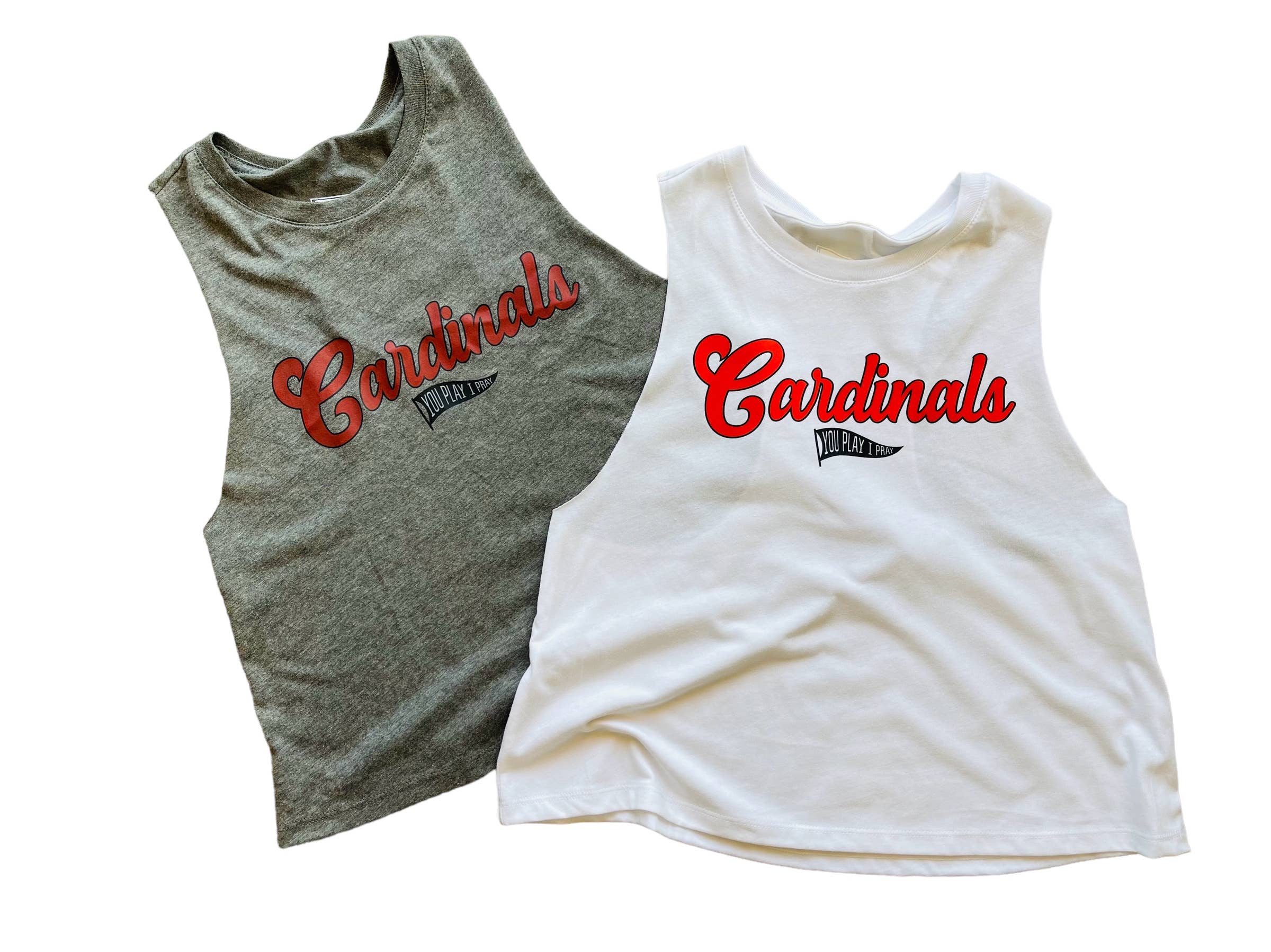 Custom Gameday Flag Crop Tank | School Spirit | Sport Mom