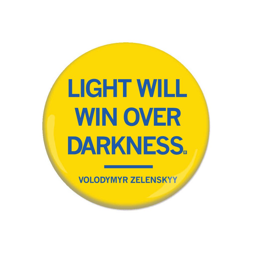 Zelenskyy: Win Over Darkness Quote Button