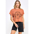 Haloween Vintage Graphic Crop Top