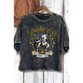 Howdy Yall Cowboy Club - Mineral Wash Cropped Top