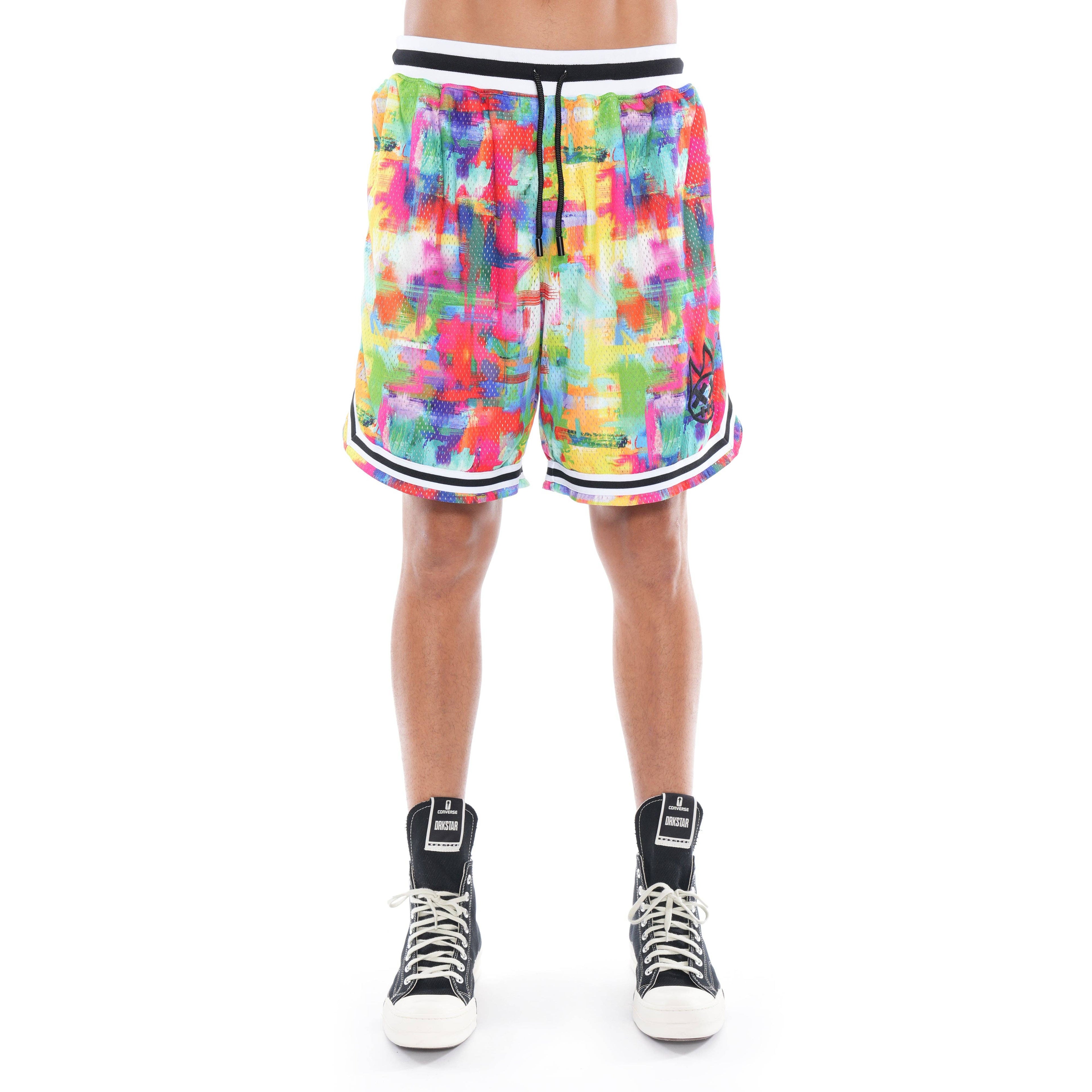 Mesh Shorts in Multi