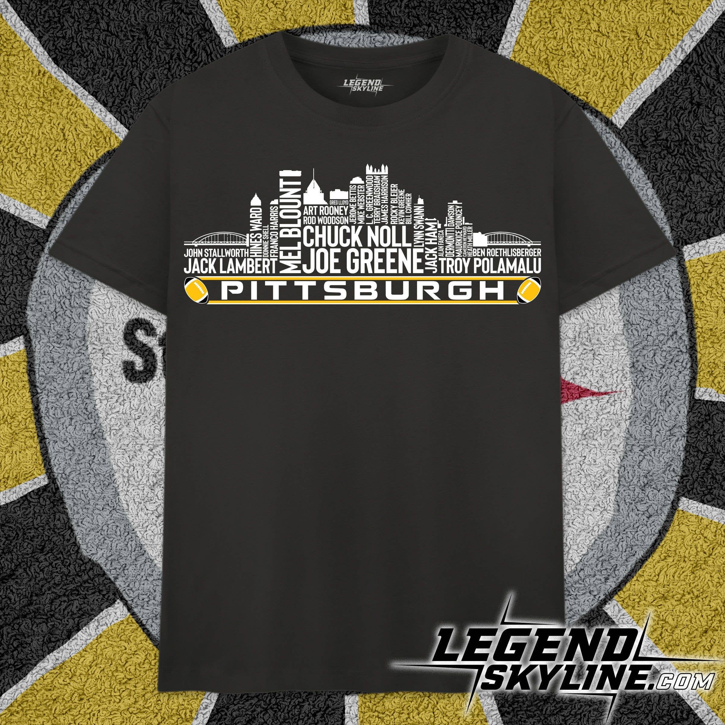 Pittsburgh Football Legends Skyline Shirt