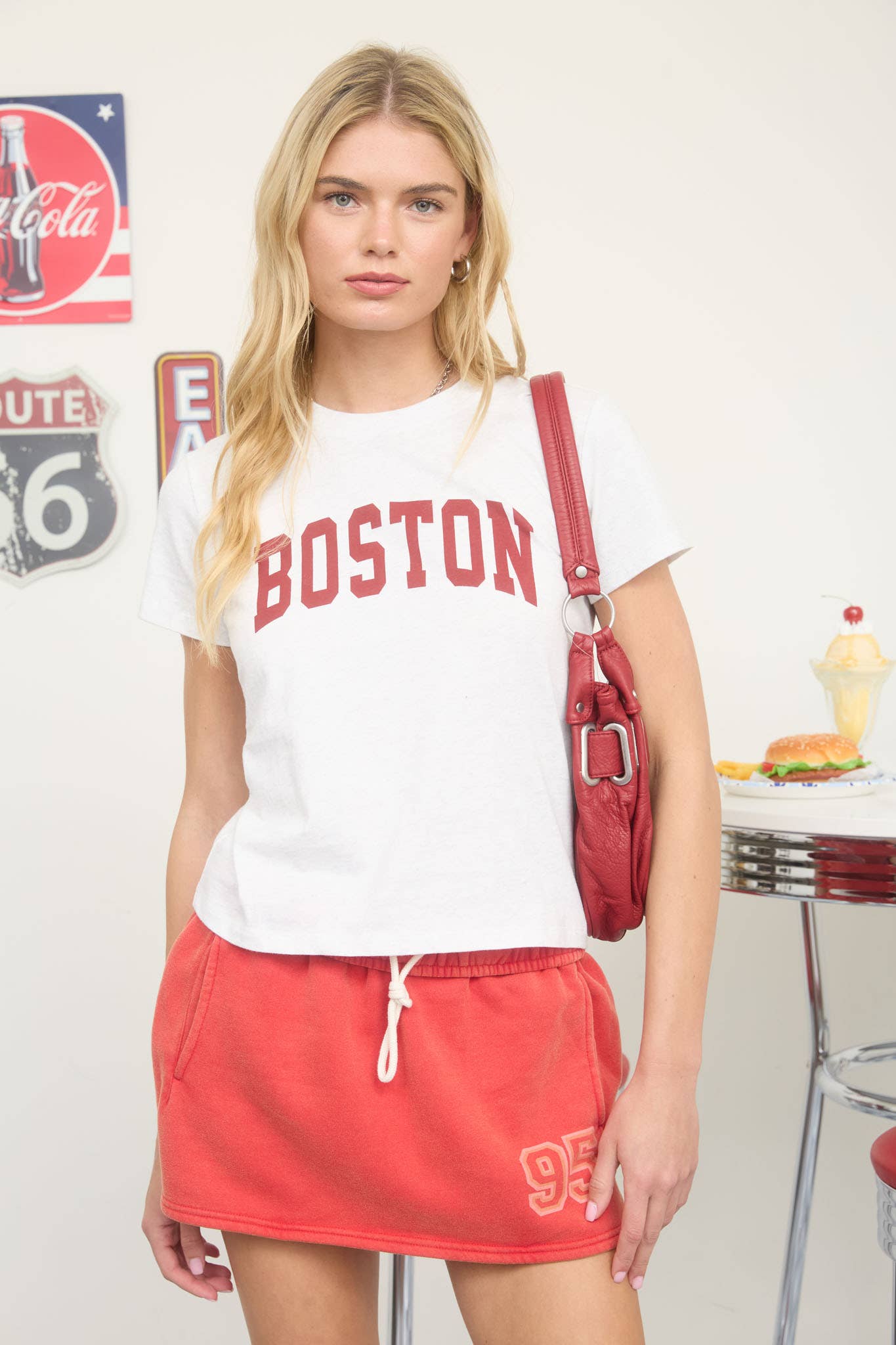 Boston Short Sleeve Knit T-Shirt
