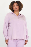Plus Size Recycled Button Down Blouse