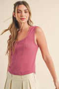 8261DK Adelle Sweetheart Neck Tank 5