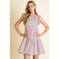 Print Tiered Dress