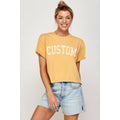 Custom  Vintage Graphic Crop Top