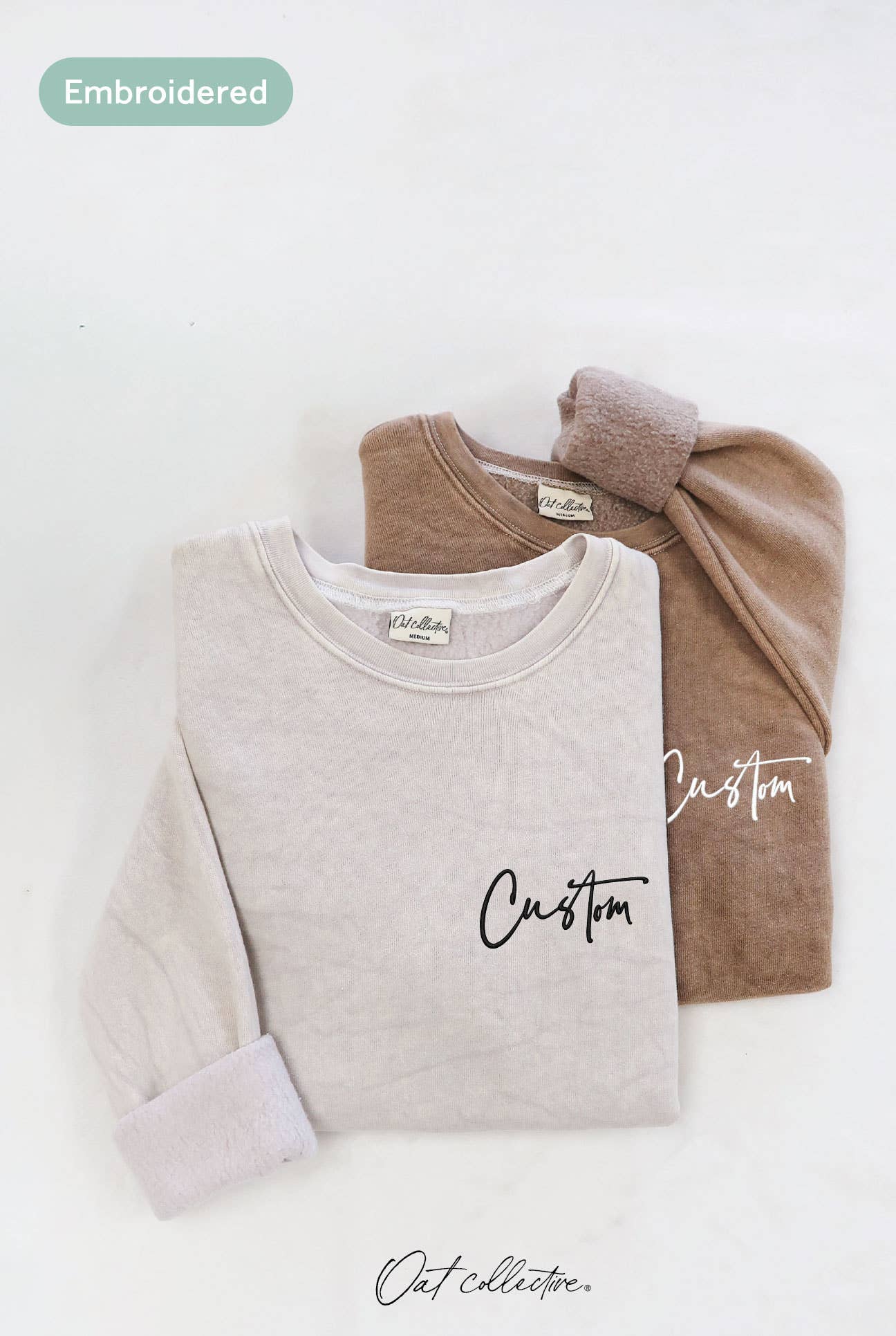 Custom Embroidered Mineral Sweatshirt