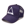 Triangle Logo Mesh Trucker Hat in Parachute Purple