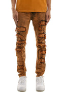 Under Patch Skinny Jeans
