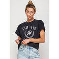 Tailgate Social Club Vintage  Graphic Crop Top