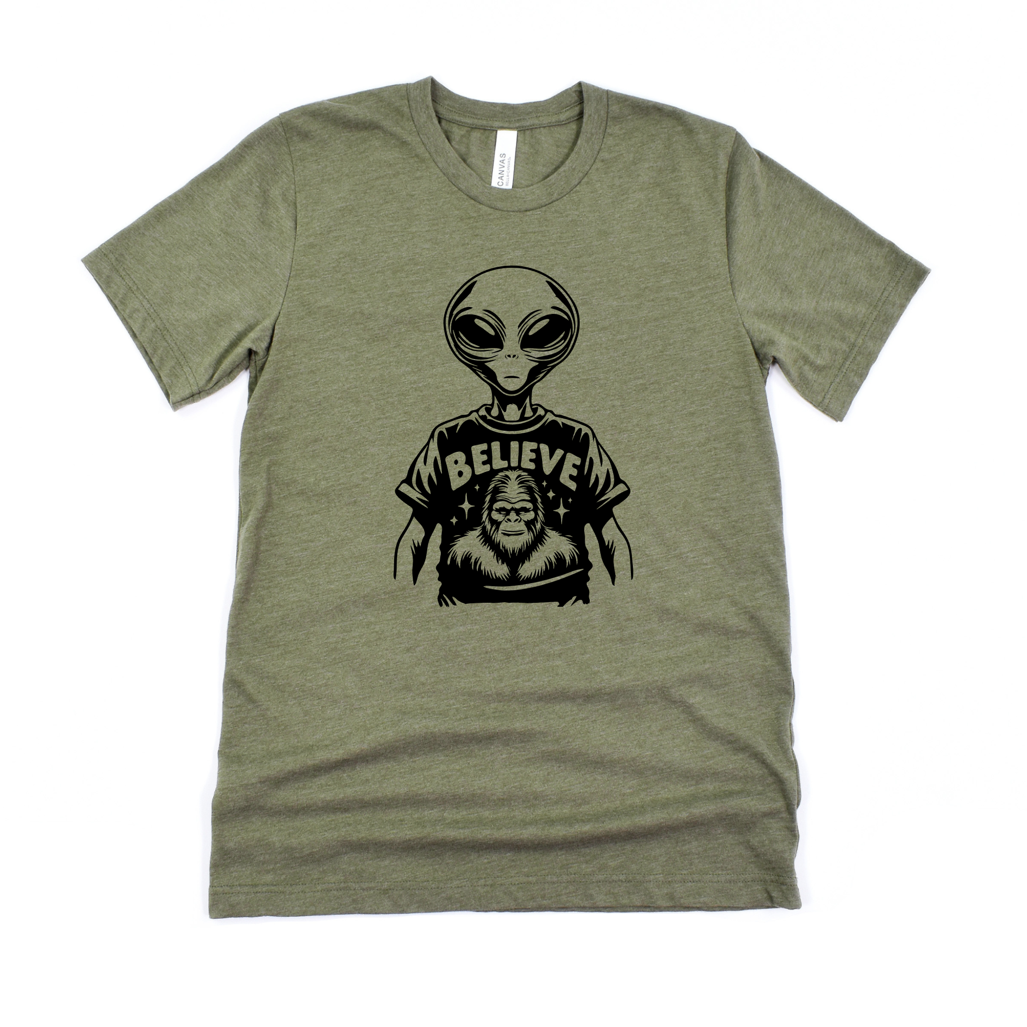 Alien Bigfoot Tee Graphic Tee 265