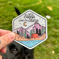 Nature Sticker | Mountains & Trees Vinyl Decal | Outdoors 87