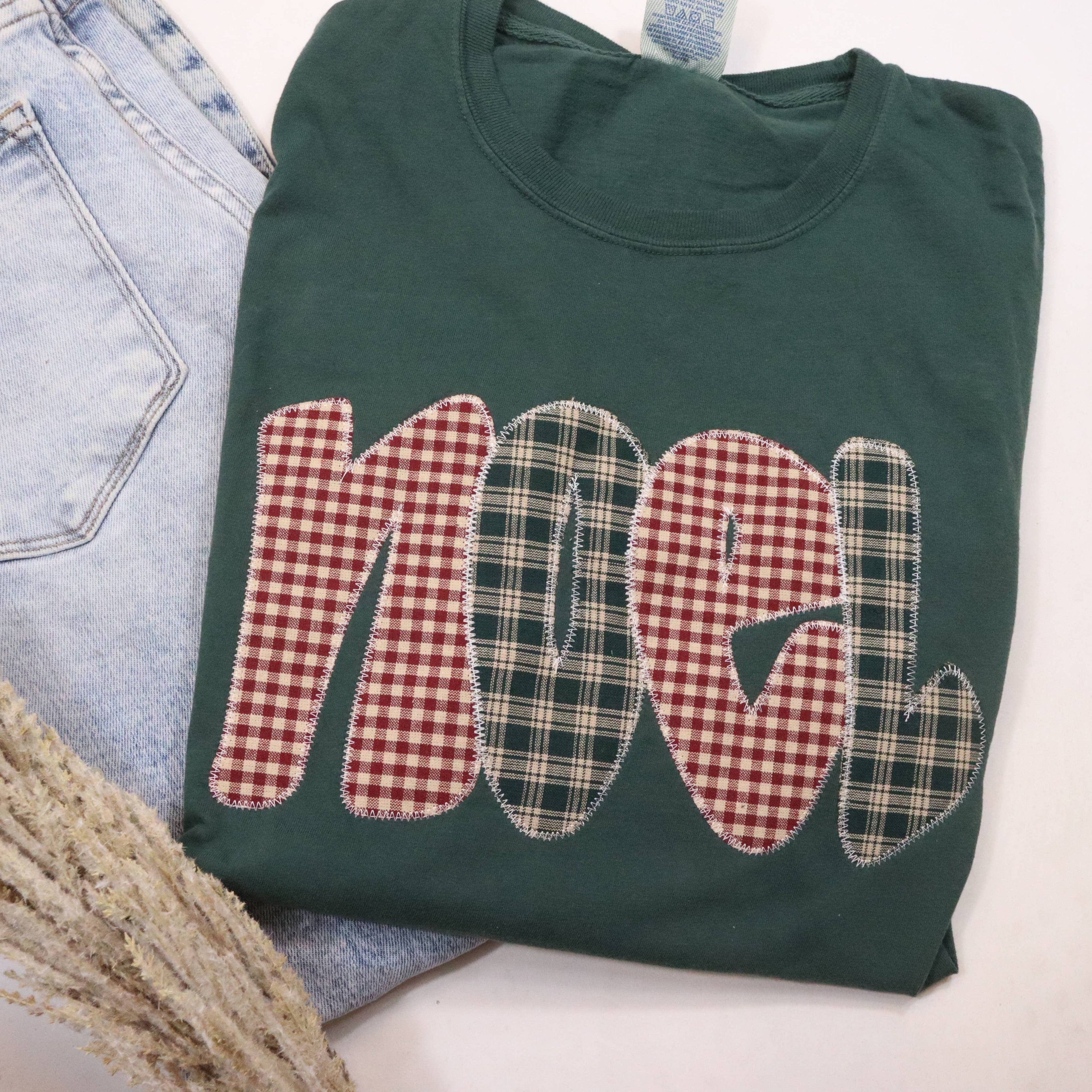Noel Christmas Plaid Short Sleeve