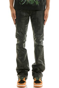 Dagger Waxed Flare Pants