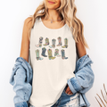 Colorful Cowboy Boots, Country, Western Tank Top